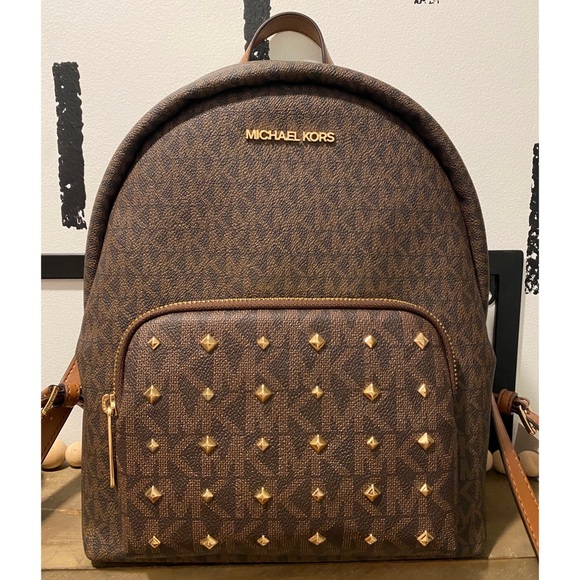 . Michael Kors Medium Erin 35F0GERB2V Backpack In Brown Acorn - Picture 6 of 16